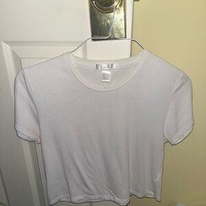 SWS Essentials Women’s Medium White Cropped Top